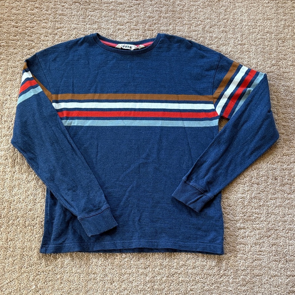 Like new Boden kids Striped Long Sleeve Shirt, size 11-12